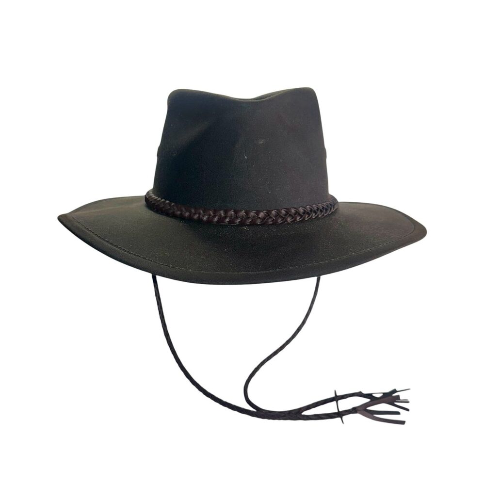 Outback Trading Grizzly Brown Oilskin Hat 1486-BRN
